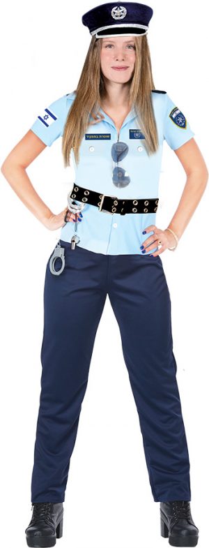 תחפושת שוטרת בהירה מכנס - שושי זוהר