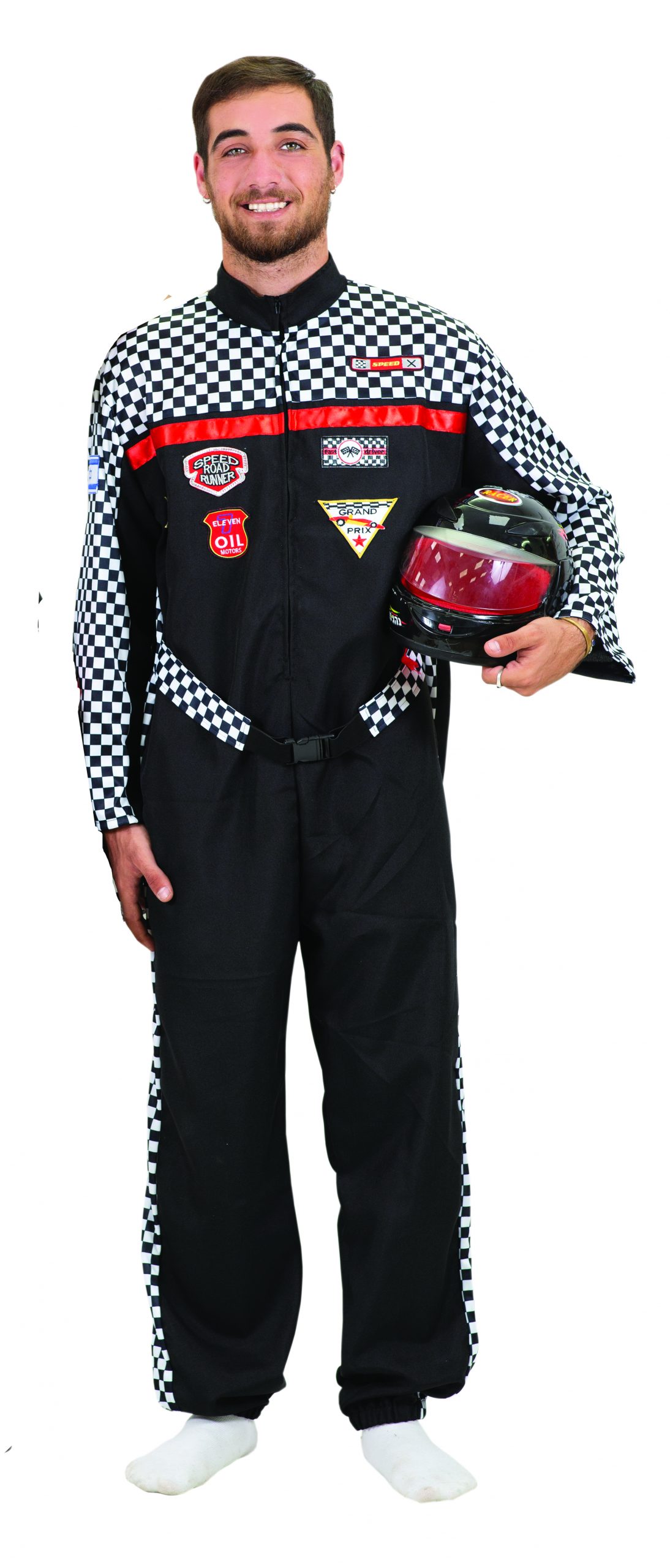 תחפושת נהג מירוצים לגבר - שושי זוהר