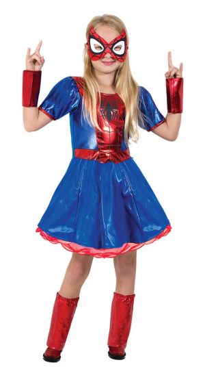 תחפושת ספיידרגירל לילדות - שושי זוהר