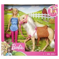 בובת ברבי עם סוס - BARBIE