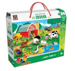 פאזל רצפה חווה 24 חלקים