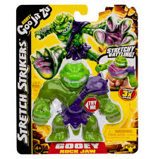 בובת גומי נמתחת - תנין ירוק סגול