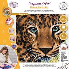 אומנות קריסטל - תמונת קנבס נמר