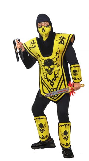 תחפושת נינגה צהובה - שושי זוהר