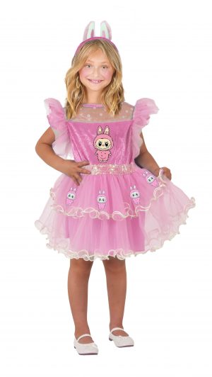 תחפושת שמלה ורודה לילדות - שושי זוהר