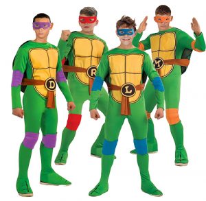 מארז 4 תחפושות של צבי הנינגה - שושי זוהר