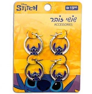 2 זוגות עגילי סטיץ - שושי זוהר