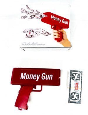 אקדח שולף שטרות דולרים בקופסא - שושי זוהר