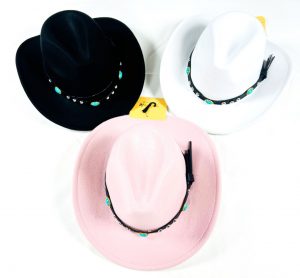 כובע קאובי עם חגורה מיוחד - שושי זוהר