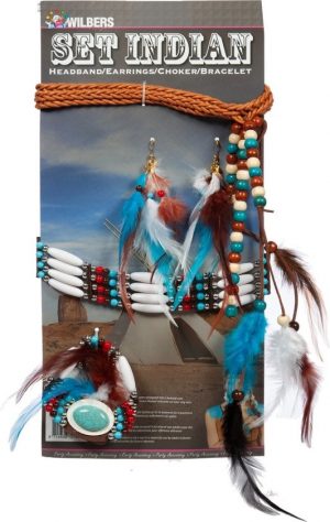 סט אינדיאנית עם נוצות - שושי זוהר