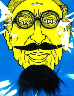 סט משקפיים, שפם וזקן - שושי זוהר