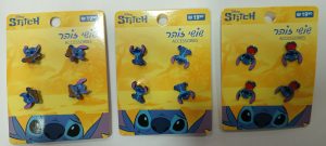 סט 2 זוגות עגילי סטיץ - שושי זוהר