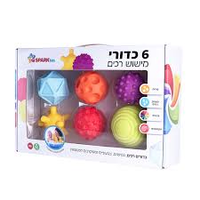 6 כדורי תחושה רכים