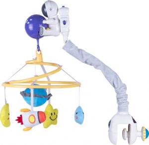 מובייל חלומות וכוכבים עם שלט ומקרן