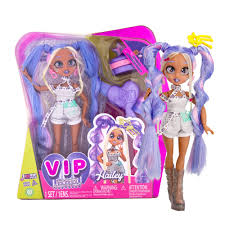 בובה עם שיער ארוך ונצנצים לשיער HAILEY - I LOVE VIP PETS