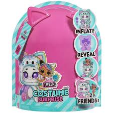 מארז בובת לול ואביזרים בתוך תחפושת מתנפחת - LOL TWEENS