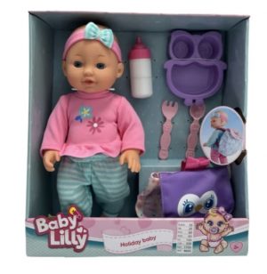 בובה עם תיק ואביזרים - BABY LILLY
