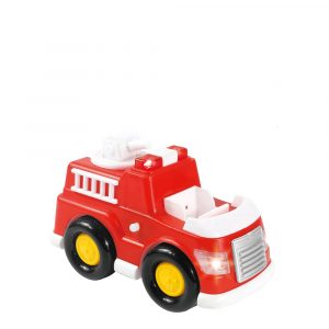 רכב כבאית עם בובה - אורות וצלילים