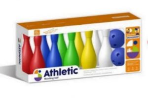 סט באולינג לילדים - 10 פינים ו 2 כדורים