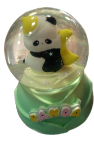 כדור מים עם אורות - בינוני