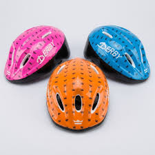 קסדה לילדים עם אור - מגוון צבעים - DERBY