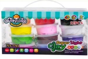 מארז קליי צבעוני 12 יחידות