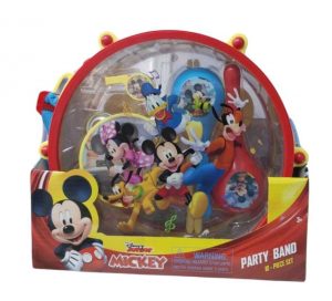 סט תוף עם כלי נגינה בתוכו - מיקי מאוס