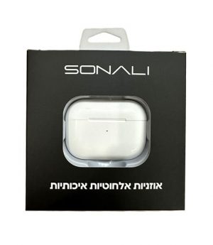 אוזניות בלוטוס עם קייס טעינה - SONALI