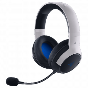 אוזניות גיימינג אלחוטיות לבנות -  RAZER KAIRA HYPERSPEED WIRELESS - PS5  - USB