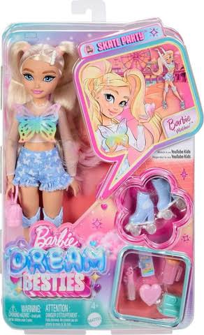 בובת ברבי סקייטים בקופסא שקופה - BARBIE
