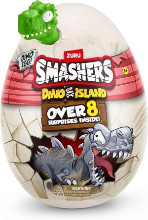 סמאשראס ביצת דינוזאור עם 8 הפתעות  - SMASHERS DINO ISLAND