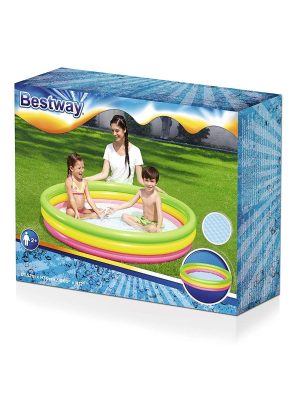 בריכה עגולה צבעונית 3 קומות 152 * 30  ס"מ - BESTWAY