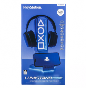 מעמד עם תאורת PlayStation LED שלוש באחד