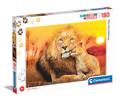 פאזל 180 חלקים אריה עם גור - 29785