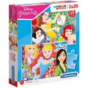 2 פאזלים של 20 חלקים נסיכות - 24766