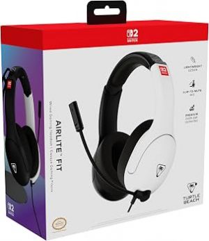 אוזניות גיימינג TURTLE BEACH AIRLITE FIT בצבע לבן