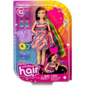 בובת ברבי לבבות עם שיער ארוך ואביזרים - BARBIE