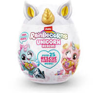 rainbocorns UNICORN RESCUE  - ביצת ריינבוקורן גדולה - 25 הפתעות