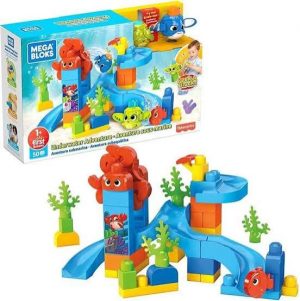 מגה בלוקס הרכבה פארק מים - 50 חלקים - MEGA BLOKS