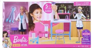 ברבי מדענית במעבדה + אביזרים - BARBIE