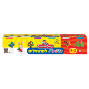 בצק ציק למתחילים 4+2 מכלי בצק