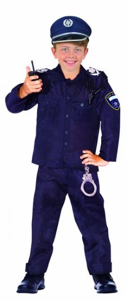 תחפושת שוטר כחול כהה לילדים - שושי זוהר